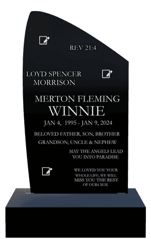 Headstone 8 - Matthew memorial design preview