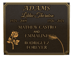 Floral Memorial memorial design preview
