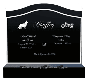 Serpentine - Dog 5 memorial design preview