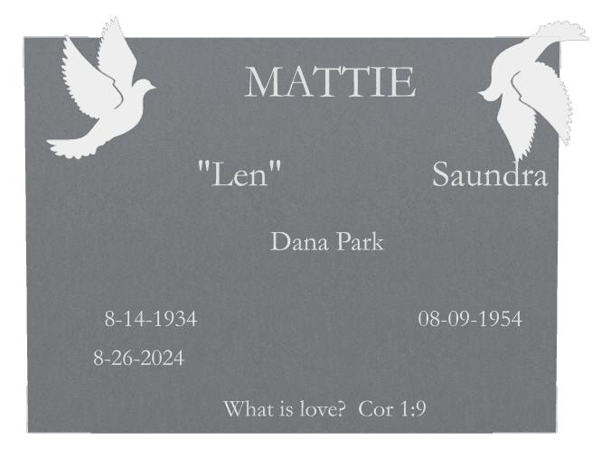 Rectangle (landscape) Traditional Engraved Plaque – birds preview