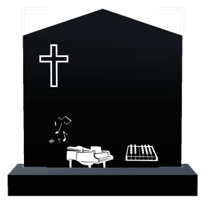 Peak - Cross memorial design preview