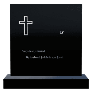 Square - Cross 2 memorial design preview