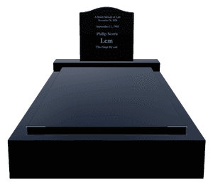 Curved Top - John Monument memorial design preview