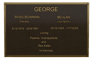 Rectangle Landscape Together Forever 2 memorial design preview