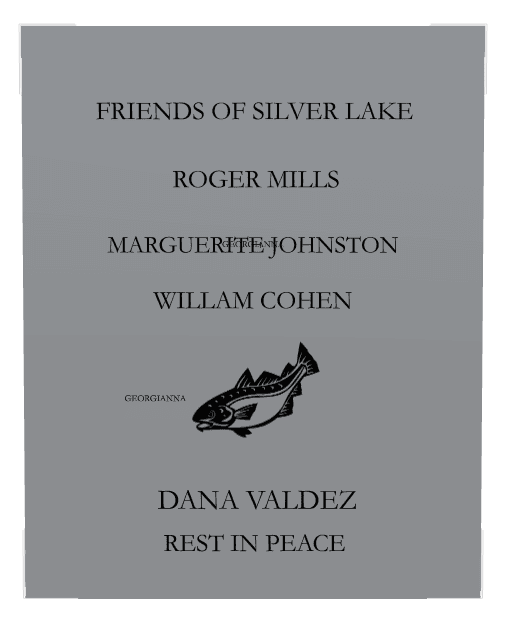Rectangle (portrait) Stainless Steel Plaque – fish preview