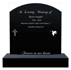 Curved Top - Forever in Our Hearts 5 memorial design preview