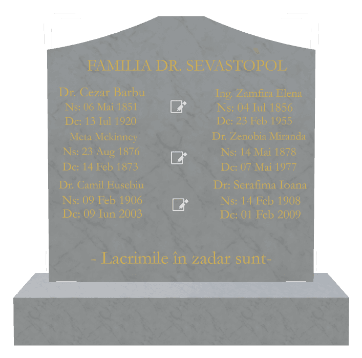 Cropped Peak Traditional Engraved Headstone – Memorial preview
