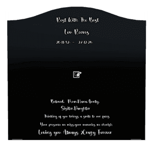 Serpentine - Mother Headstone memorial design preview