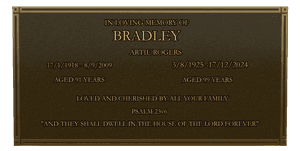 Rectangle Landscape in Loving Memory 21 memorial design preview