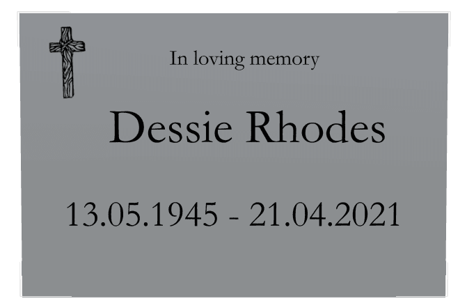 Stainless Steel Plaque Stainless Steel Plaque – In Loving Memory Plaque preview
