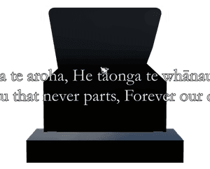 Headstone 43 - Forever in Our Hearts memorial design preview