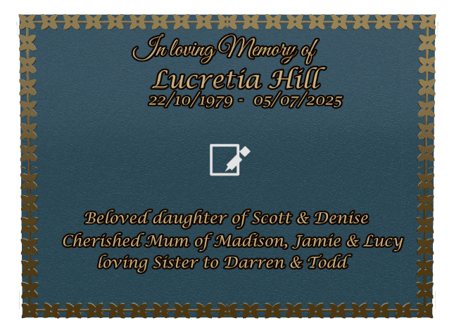 Rectangle (landscape) Bronze Plaque – Mother Memorial preview