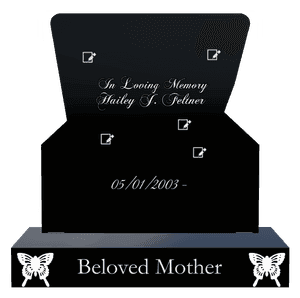 Headstone 43 - In Loving Memory Headstone memorial design preview