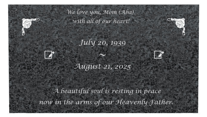 Rectangle (landscape) Traditional Engraved Plaque – flower preview