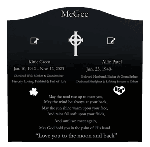 Serpentine - May The Wind be Always at Your Back memorial design preview