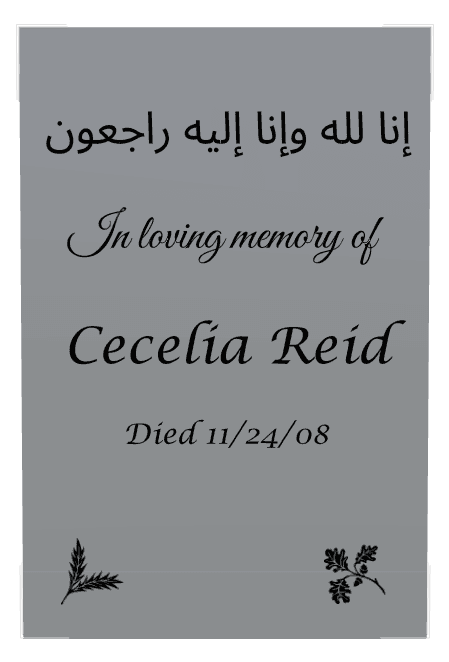 Rectangle (portrait) Stainless Steel Plaque – flower preview