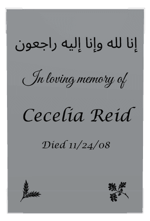 Rectangle Portrait in Loving Memory Plaque memorial design preview