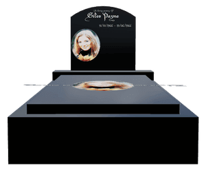 Curved Top - In Loving Memory Monument memorial design preview