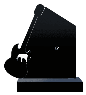 Headstone 3 - Elephant Headstone memorial design preview