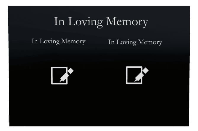 Rectangle (landscape) Laser-Etched Color Plaque – In Loving Memory preview