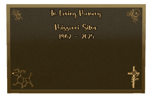 In Loving Memory memorial design preview