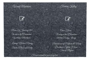 Rectangle Landscape Loving Mother 2 memorial design preview