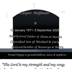 Curved Top - Beloved Brother memorial design preview