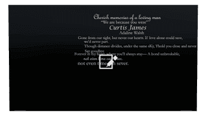 Rectangle Landscape in Loving Memory 17 memorial design preview
