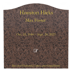 Serpentine - Devoted Husband Headstone memorial design preview