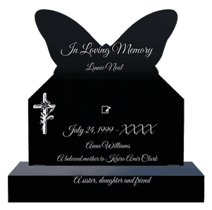 Headstone 38 - Devoted Wife memorial design preview