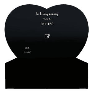 In Loving memory memorial design preview