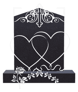 Peak - Cross Flower memorial design preview