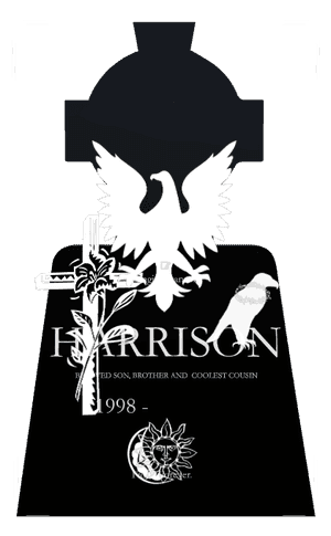 Headstone 24 - Beloved Son memorial design preview