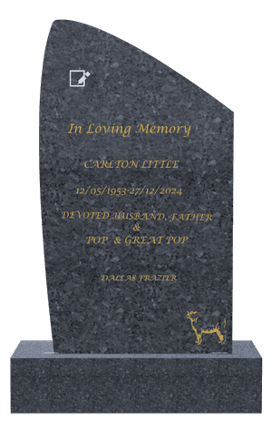 Headstone 8 - Devoted Husband memorial design preview