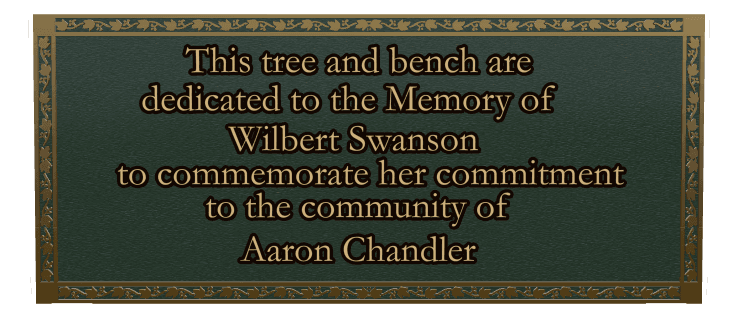 Rectangle (landscape) Bronze Plaque – Commemorative preview