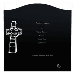 Serpentine - Devoted Husband 2 memorial design preview