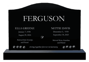 Serpentine - Together Forever Headstone memorial design preview