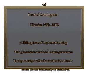 Bronze Plaque - Memorial 3 memorial design preview