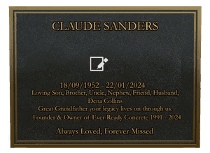 Rectangle Landscape John 2 memorial design preview