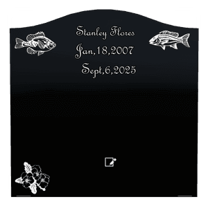 Serpentine - Fish Flower 4 memorial design preview
