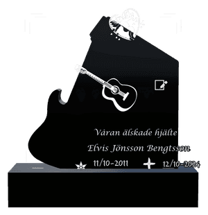 Headstone 4 - Heart memorial design preview