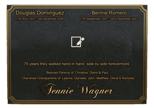 Rectangle Landscape John memorial design preview