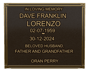 Rectangle Landscape Always Remembered memorial design preview
