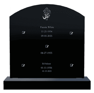 Curved Top - Memorial memorial design preview