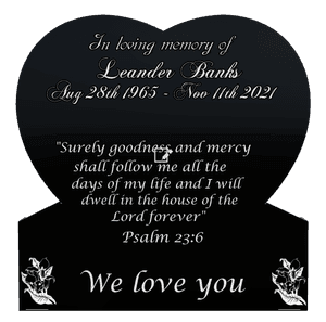 In loving memory of memorial design preview