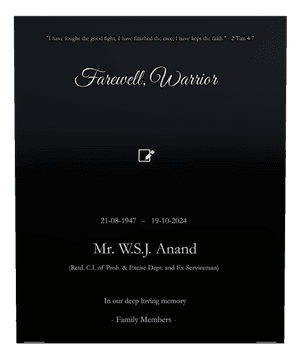 Religious Memorial memorial design preview