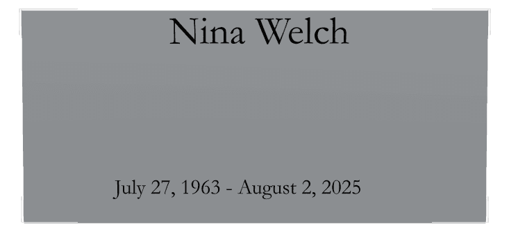 Rectangle (landscape) Stainless Steel Plaque – In Loving Memory preview