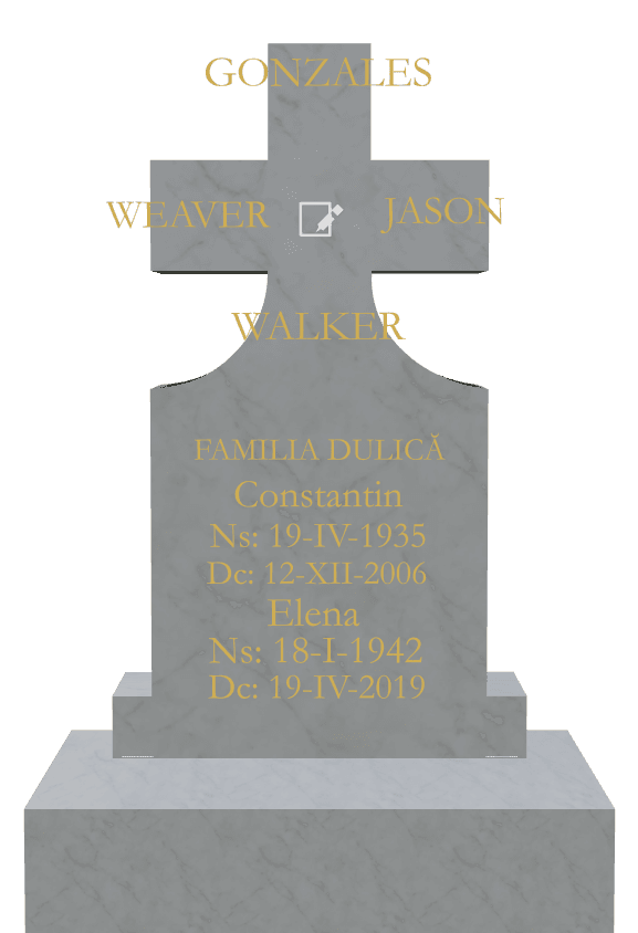 Traditional Engraved Headstone – Memorial preview