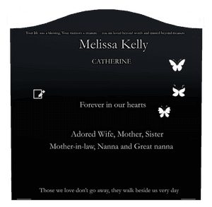 Serpentine - Your Life Was a Blessing memorial design preview