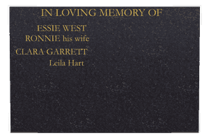 Square - In Loving Memory 22 memorial design preview